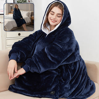 Sakerplus® Oversized Wearable Heated Blanket Hoodie