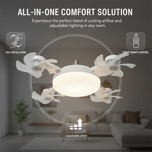 Sakerplus® Remote Control Ceiling Fan Light Bulb