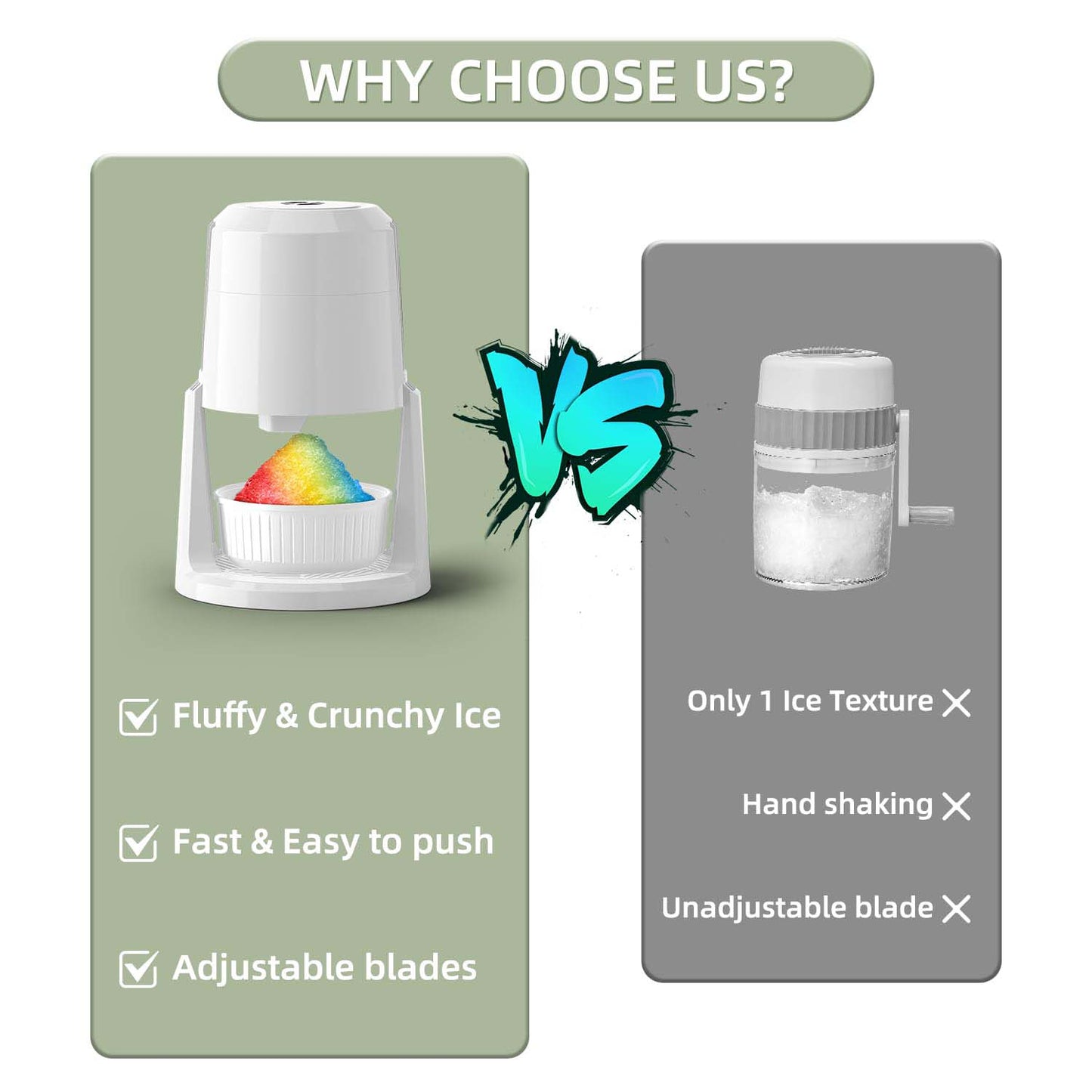 Sakerplus Shaved Ice Machine