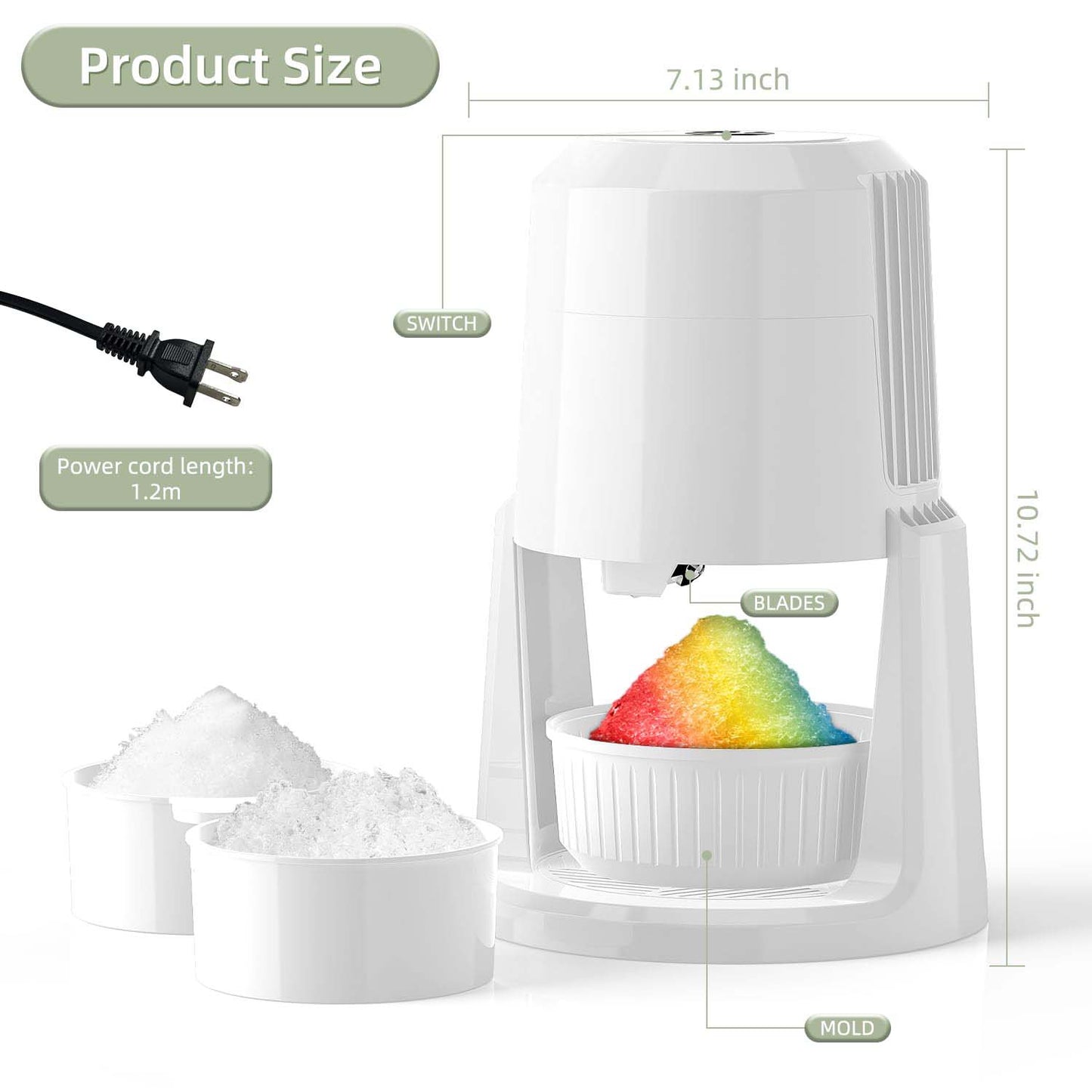 Sakerplus Shaved Ice Machine